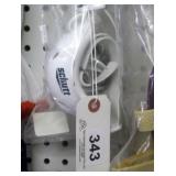SCHUTT WHITE HARD CUP CHIN STRAP