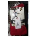 TWIN CITY RED SOCK 2 WHITE SOCKS