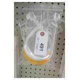 SCHUTT FOOTBALL CHIN STRAP GOLD