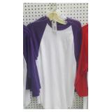 SOFFEE 3/4 SLEEVE PURPLE UNDERSHIRT