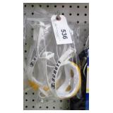 SCHUTT CHIN STRAPS GOLD/WHITE