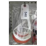 SCHUTT CHIN STRAPS ORANGE/WHITE