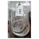 SCHUTT CHIN STRAPS BLACK/WHITE