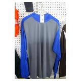 RAWLINGS GREY/ROYAL DRY FIT SHIRTS