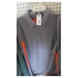 HOLLOWAY DRY FIT POLO GREY ORANGE