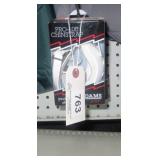 ADAMS WHITE CHIN STRAPS