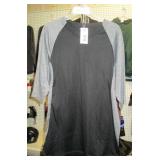 MAJESTIC MOISTURE SHIRT BLK/GREY