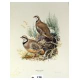 "Chukar Partridge" by Ned Smith, 89/500 unframed