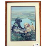 "Two of a Kind" by Kieth Warrick, 447/500 framed,