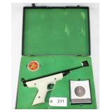French Manu Arms .177 cal. air pistol in orig case