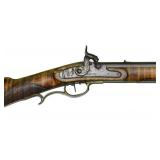*Unknown Mfg., Pennsylvania long rifle, .37 cal,
