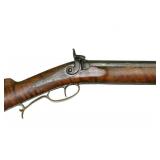 *Unknown Mfg., half stock percussion, .37 cal,