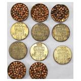 (6) tins 100 U.M.C. Nitro Primers No. 5, all tins