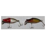 Heddon "Tiny Runt" fishing lures, 2 times the