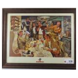 Winchester Advertising poster framed of Inside the