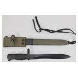 Spanish M-1969 CETME bayonet w/scabbard,