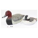(2) decoys, 1 Buffle head by S. Allen 