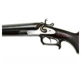 German Reeb Hofbuchsenmacher, dbl brl hammer gun,