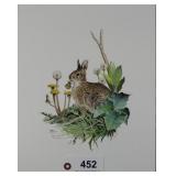 Rabbit by Ned Smith Copyright 1983, 1944/2500,
