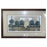 Lab Puppies in Ford Bed by Griff, Copyright 1986,