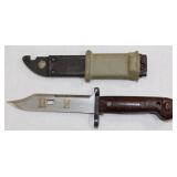 Romanian Type 2 AK-47 bayonet w/scabbard,
