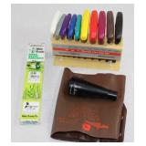 L.M. Dickson Tru-align w/22, 25 & 27 bore rod, set