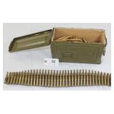 Lot of .30-06 Sprg. blank ammo, some on steel belt