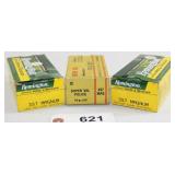 (3) total boxes .357 Mag., some reloads, 50 rd.