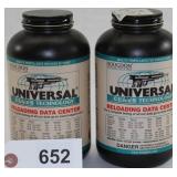 (2) bottles Hodgdon Universal Clays Technology