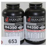 (2) bottles Hodgdon H4350 rifle powder, 2 times