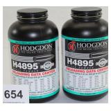 (2) bottles Hodgdon H4895 rifle powder, 2 times