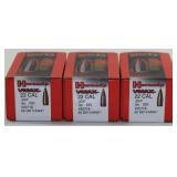 (3) boxed Hornady Vmax .22 cal. .224" 55 gr.,