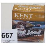 (6) boxes Kent Cartridge 20 ga. 2 3/4" 5 shot,