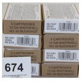 (8) boxes Olin Corporation Military Grade 12 ga.