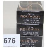(3) boxes Speer LE Gold Dot Duty Ammunition