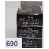 (3) total boxes Speer LE Gold Dot Duty Ammunition