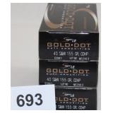 (3) total boxes Speer LE Gold Dot Duty Ammunition