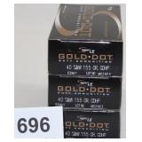 (3) total boxes Speer LE Gold Dot Duty Ammunition