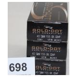 (3) total boxes Speer LE Gold Dot Duty Ammunition