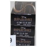 (3) total boxes Speer LE Gold Dot Duty Ammunition