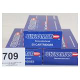 (3) boxes Ultramax Remanufactured .40 S&W in 50 rd