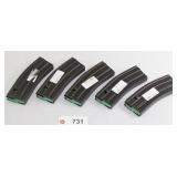 5 D & H Ind. steel M16/AR-15 30 rd. mags