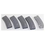 5 B.F.I. Steel M16/AR-15 30 rd. mags
