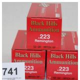 3 boxes Black Hills Ammunition .223 Remington