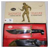 Case XX Bowie knife #1836 w/leather sheath in orig