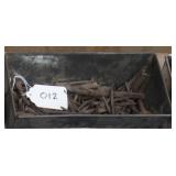 hand forged rose head nails