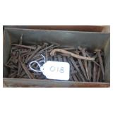 hand forged rose head nails