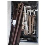 strap hinges, shutter dogs