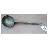 3 wrought iron ladles