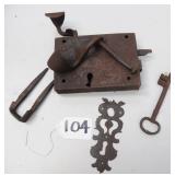 German lock, complete